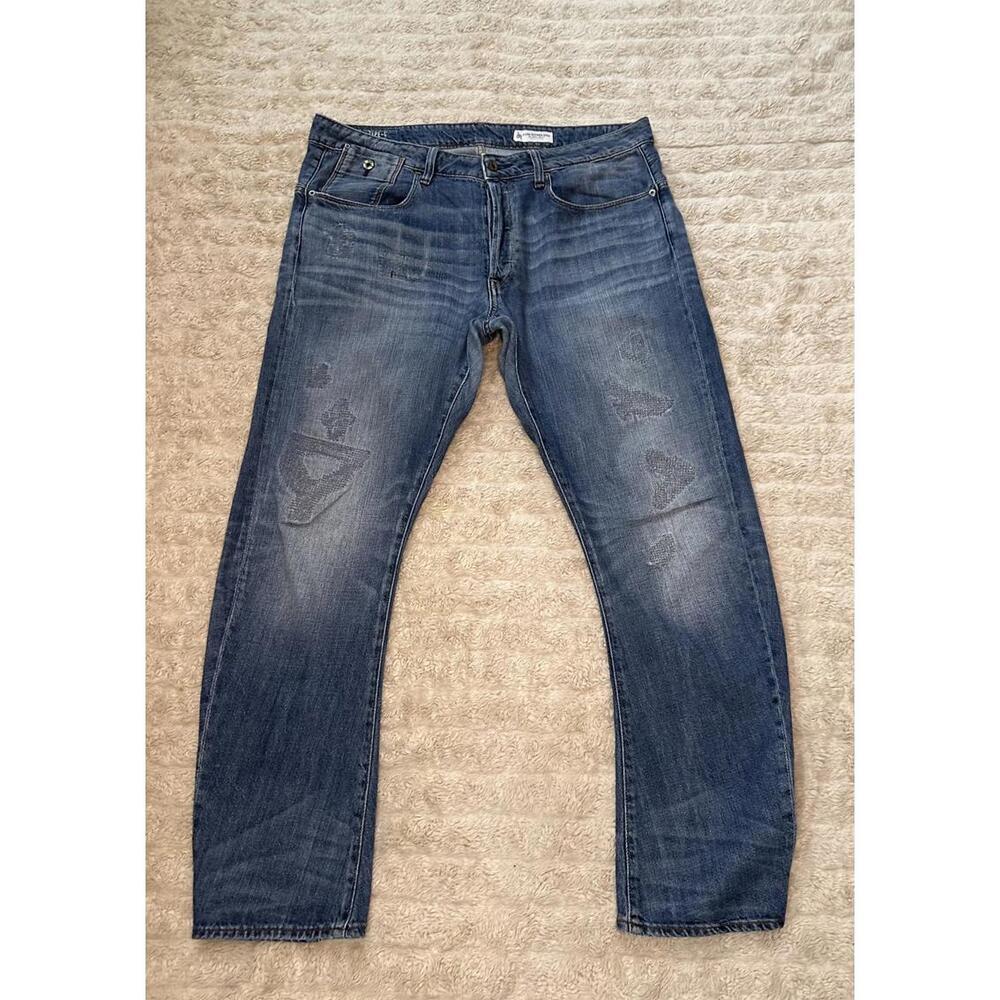 G-Star Raw medium wash Type C 3D Tapered jeans Size 36x32